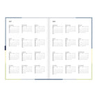 Letts of London 2027 Gradient Weekly/Monthly Week-to-View Planner - 8-1/4" x 5-7/8" Assorted - Multilingual-Ribbon page marker / bookmark