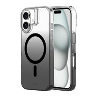AXS Crystal Shield D3O Case Made with Recycled Materials Magsafe Compatible for Apple iPhone 16 - Smoke Gradient-6ft drop tested to protect from drops in most everyday situations