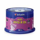 Verbatim 8.5GB 8x DVD+R DL with Branded Surface - 50 Pack-Double Layer DVD+R media format