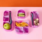 b.box Silicone Bento Tray Lunchbox - Cosmic-Free from BPA