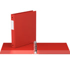 Davis Group Premium Economy Binder - Round Ring - 1" - Red - 6 Pack-1"