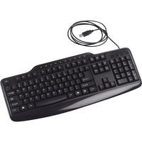Staples Wired Keyboard, French-10 hot keys including e-mail, volume and media player functions for added convenience