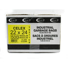 Eco II Garbage Bags - 22" x 24" - Strong - Clear Tint - 500 Pack-22" x 24"