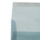 JAM Paper A2 Translucent Vellum Invitation Envelopes - 4.375" x 5.75" - Ocean Blue - 25 Pack (PACV602)-Quantity: 25 envelopes per pack