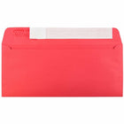 JAM Paper #10 Business Envelopes with Peel and Seal Closure, 4 1/8 x 9.5, Brite Hue Christmas Red Recycled, 500 Pack (11789H)-Red recycled paper envelope