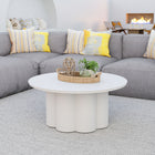 Zuo Palmier Coffee Table - White-Maximum Weight Capacity: 100