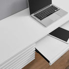 Modway Render 60" Wall Mount Wood Office Desk - White-Wall-Mount Design