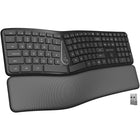 Delton KB250 Wireless Ergonomic Keyboard - Black-Wireless 2.4GHz connection provides high freedom of movement and prevents you from having to detangle cords