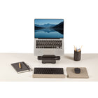 Fellowes Breyta Mousepad Wrist Rest with HEX Cushion - Sand-Made from 69% post-consumer recycled content and 100% recyclable with Fellowes takeback program