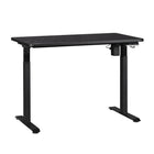 Sauder Miscellaneous Office Adjustable Height Desk - Black-Electric height adjustment from 28.35" to 47" – perfect for any stature or working position