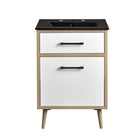 Modway Maverick 24" Bathroom Vanity - Black/Oak-9