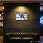 William Nylander Toronto Maple Leafs Spotlight - Framed Canvas - 31" x 22"-Finished size: 31.5x22.5