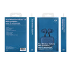 Basic Tech TWS True Wireless In Ear Buds W/Touch Function - Sea Blue-Comfortable