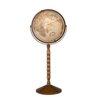 Replogle Treasury Globe 12" Antique Ocean Floor Globe With Metal and Full Meridian - English-Up to date cartography