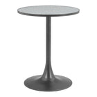 Zuo Bite Bistro Table - Grey/Black-Colour: Grey/Black