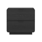 Manhattan Comfort Chrystie Contemporary Modern 2-Piece Dresser and Nightstand Set - Black-9