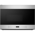 Sharp 24" 1.4 cu. ft. Over-the-Range Microwave in Stainless Steel - 1000 W - Black -Contemporary Design Edge-to-Edge Stainless Steel with Gray Interior, and Bright, LED Lighting