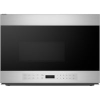 Sharp 24" 1.4 cu. ft. Over-the-Range Microwave in Stainless Steel - 1000 W - Black -Contemporary Design Edge-to-Edge Stainless Steel with Gray Interior, and Bright, LED Lighting