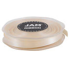 JAM Paper Double Faced Satin Ribbon - 3/8" W x 25 yd. - Ivory-Our decorative ribbon is made from the highest quality double-faced satin, which features a smooth finish!