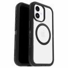 OtterBox Defender Pro XT Clear Compatible with MagSafe Case with Camera Control for iPhone 17 - Dark Side Black-Built rugged yet thin with grippable rubber edges for secure carry & shock absorption