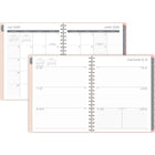 Mead 2026-27 Artisan Floral Lines Weekly/Monthly Hard Cover Planner - 11" x 9" - Multicolour - Bilingual-Full 15 months of weekly/monthly planning + 3 monthly page spreads