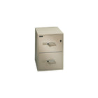 Gardex Classic 25 Fire-Resistant File, 2-Drawer, Vertical, Letter, Beige, 28H x 16 3/4W x 25D (GXGF-252-12-BE)-UL-certified fire resistant vertical 2-drawer 25"D, letter