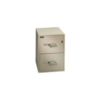 Gardex Classic 25 Fire-Resistant File, 2-Drawer, Vertical, Letter, Beige, 28H x 16 3/4W x 25D (GXGF-252-12-BE)-UL-certified fire resistant vertical 2-drawer 25"D, letter