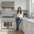 Kucht 30" KDF Series Pro Style Natural Gas Dual Fuel Range - Stainless Steel-Electronic ignition system with auto re-ignition improves safety by minimizing the risk of gas leaks and ensuring consistent flame control