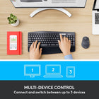 Logitech MK850 Wireless Keyboard and Mouse Combo, French-Enhanced Producticity