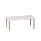 Beleduc Santino Rectangular Classroom Table - 120 L x 60 W cm - White-Square table for schools, daycares, playrooms and homes