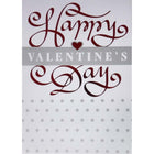 Rosedale Valentine's Day Greeting Cards & Envelopes - 5-1/2" x 8" - Red and White - 12 Pack-Premium quality greeting cards