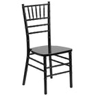 Flash Furniture HERCULES Series Black Wood Chiavari Chair-1100 lb. Weight Capacity