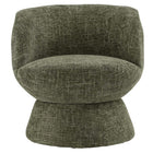 Modway Vesta Chenille Fabric Upholstered Swivel Chair - Basil-Assembly Required