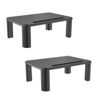 ShoppingAll Adjustable Height Monitor Stand Riser - 2 Pack-Ample 15.7"/40cm x 11"/ 28cm platform can support up to 22lbs/10kg monitors, laptops, tablets, smartphones, printers and more