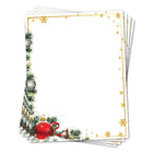 Geographics Ornaments Letterhead - Gold Foil - 8.5" W x 11" H - 40 Pack-Letter: 8-1/2" W x 11" H