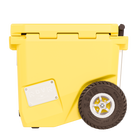 RovR RollR 45 Quart Wheeled Hard Cooler with Telescopic Handle - Sunny Side-Ultra-durable and insulating design offers up to 10 days of ice retention