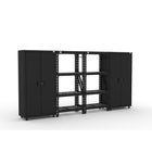 Cat RTA Garage Storage Cabinetry 4-Piece Set with 2 Lockers and 2 Shelves-Industrial Steel Construction: Built with 22-gauge steel frames and 20-gauge steel doors to support up to 500 lbs per cabinet for dependable, long-term performance.