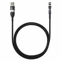 Statik 360 Pro Universal Magnetic Charge/Sync Cable - 6.6 ft - Black-For Laptops, Smartphones, Tablets and More: Get back to the fun faster. 360 Pro with BlitzCharge is capable of charging any device including laptops, smartphones, tablets, drones, and more