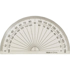 Westcott 4" Protractor - Clear-180° 100mm/4" protractor - carded