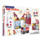 Magna-Tiles Fire Station 50-Piece Magnetic Construction Set-10