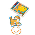 Melissa & Doug Lace & Trace Pets -5 double-sided, wooden animals with color-coordinated laces included