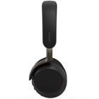 Jabra Evolve3 75 UC USB-A PAD-The headset features a sleek black finish paired with an ultralight 180‑gram on‑ear design that allows comfortable, all‑day wear without a boom microphone