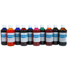 Handy Art Washable Liquid Watercolors - 8oz - 10 Color Basic Kit-Ideal for watercolor painting and tinting and dying craft materials