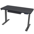 Motionwise M2 Series 48"W Electric Sit-Stand Desk with Dual Motors and Pull-Out Drawer - Black-Electric Height Adjustment: Seamlessly switch between sitting and standing with a height range of 28” to 48”, helping reduce back pain and improve posture during long workdays, thanks to a sturdy dual-motor system that provides smoother, faster height adjustments