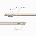Apple MacBook Air 15.3" - M2 Chip - 256 GB SSD - 8 GB Unified Memory - Starlight - French-Up to 40 percent faster for editing complex video timelines