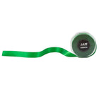 JAM Paper Double Faced Satin Ribbon - 7/8" W x 25 yd. - Emerald Green-Quantity: Roll Sold Individually
