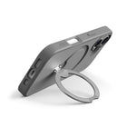 AXS PROShield Stand MagSafe Compatible Phone Case for Apple iPhone 17 - Grey-Soft-touch finish for a comfortable grip
