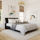 Nexera Storage Headboard - Full Size - Black-Designed and made in Canada with CARB II/FSC Certified particle board and MDF materials.  Ships in 24-48H from order date. Assembly required
