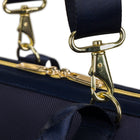 SwissGear Weekender Tote Bag - 15" x 19" - Navy with Gold-Zippered interior accessory pocket for organized storage