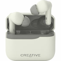 Creative Labs 51EF1100AA000 Zen Air Plus True Wireless Earbuds - White-Bluetooth LE Audio offers enhanced wireless audio performance with lower bitrates and reduced power consumption